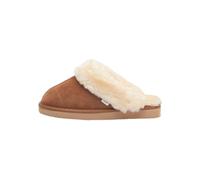 NEXT Femme Chaussons mules en daim doublés de fausse fourrure | Ce modèle arbore une coupe plus ajustée que les modèles traditionnels