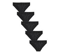 NEXT Femme Culotte Bikini, Lot de 5 Noir 36