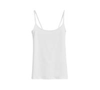 next Femme Débardeur à Fines Bretelles Blanc 6 - Regular Fit