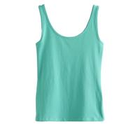 NEXT Femme Débardeur à Larges Bretelles Turquoise Blue L