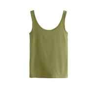 NEXT Femme Débardeur à Larges Bretelles Vert Olive XL