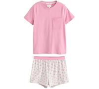 NEXT Femme Ensemble Pyjama avec Short Pink Heart XL