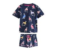 NEXT Femme Ensemble Pyjama Short 100% Coton Navy Whippet L