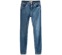 NEXT Femme Jean Skinny Super Doux | Coupe longue, Modèle à cinq poches, Fermeture boutonnée, Passants de ceinture