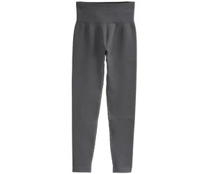 NEXT Femme Legging côtelé à Taille Haute sans Coutures Gris Ardoise S