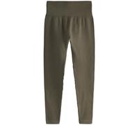 Next Femme Legging côtelé à Taille Haute sans Coutures Vert Kaki L