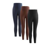 NEXT Femme Legging de Grossesse, Lot de 3 Black/Navy Blue/Brown 42