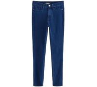 NEXT Femme Leggings en Jean de Jersey avec Braguette Bleu foncé 42