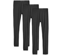 NEXT Femme Leggings Longs, Lot de 3 Noir 48