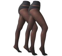 Next Femme Lot de 2 paires de collants 30D opaques Ultimate Comfort Noir XS