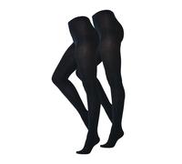 NEXT Femme Lot de 2 paires de collants en maille Bleu marine M