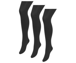 next Femme Lot de Trois Collants Opaques Noirs 100 Deniers Noir XL