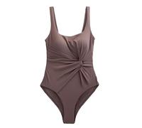 NEXT Femme Maillot de Bain Gainant à Torsade et Encolure dégagée