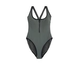 NEXT Femme Maillot de Bain Gainant zippé Effet Ventre Plat Vert Kaki 38