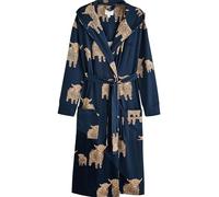NEXT Femme Peignoir léger confortable Navy Hamish The Highland Cow XL