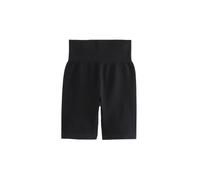 NEXT Femme Short Cycliste côtelé à Taille Haute Noir M
