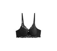 NEXT Femme Soutien-Gorge Balconnet en Dentelle Ultra Confort, Bonnet A-E Noir 80 B