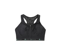 NEXT Femme Soutien-Gorge de Sport Fort Impact zippé sur Le Devant Active Dry Tech, Bonnets DD+ Noir 85 I