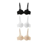 NEXT Femme Soutien-Gorge en Coton mélangé Ultra Confortable Bonnets A-E, Lot de 3
