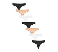NEXT Femme String en Microfibre, Lot de 7 | Ce modèle arbore une coupe plus ajustée que les modèles traditionnels