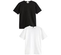 NEXT Femme T-Shirts épais à Manches Courtes, Lot de 2