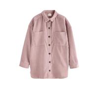 NEXT Femme, Veste-Chemise Légère en Velours Côtelé, Coupe Décontractée Rose 44