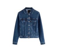 NEXT Femme Veste en Jean ajustée Bleu foncé 38
