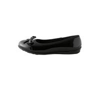NEXT Fille Ballerines en Cuir pour l'école Black Patent 35