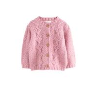 NEXT Fille Cardigan en Grosse Maille Rose 3 Ans-4 Ans