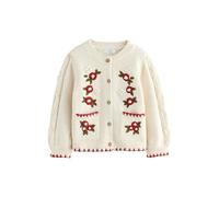 NEXT Fille Cardigan imprimé Floral Écru 9 Mois-12 Mois