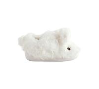 Next Fille Chaussons confortables doublés à semelle cuvette Blanc 24