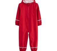 NEXT Fille Combinaison imperméable zippée à capuche Rouge 2 Ans-3 Ans