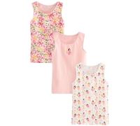 NEXT Fille Débardeurs fée, Lot de 3 Rose/Blanc 7 Ans-8 Ans