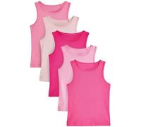 NEXT Fille Débardeurs, Lot de 5 Bright Pink 7 Ans-8 Ans