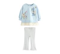 NEXT Fille Ensemble avec haut à manches longues et legging