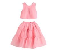 NEXT Fille Ensemble coordonné haut et jupe Coral Pink 5 Ans