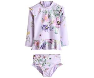 NEXT Fille Ensemble de Bain Anti-UV Lilac Purple Floral 6 Mois-12 Mois