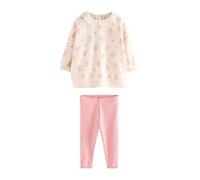 NEXT Fille Ensemble legging et sweat avec col Light Pink Ditsy Floral 3 Mois-6 Mois