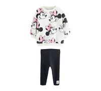 NEXT Fille Ensemble legging et sweat Disney Minnie Mouse Crème 4 Ans