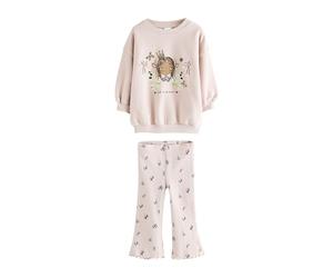 NEXT Fille Ensemble legging évasé et sweat Light Pink Fairy 3 Ans-4 Ans