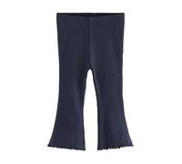 NEXT Fille Legging évasé côtelé Bleu Marine 4 Ans