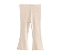 NEXT Fille Legging évasé côtelé Crème d'avoine 3 Ans