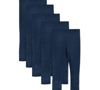 NEXT Fille Legging, Lot de 5 | Enfant, extensible dans les 4 sens, taille élastique, taille moyenne, modèle à enfiler