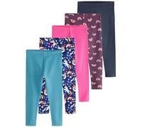 Next Fille Legging, Lot de 5 Navy/Pink Rainbow Unicorn 16 Ans