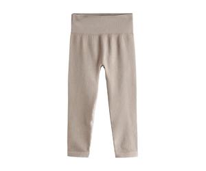 NEXT Fille Legging sans Couture à Taille Haute côtelé Beige 4 Ans