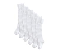 NEXT Fille Lot de 5 collants d’école en coton majoritaire Blanc 15 Ans-16 Ans