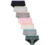 Next Fille Lot de 7 Slips Grey/White/Black Bright Prints 13 Ans
