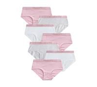 NEXT Fille Lot de 7 Slips Taille Basse Pink/Grey 7 Ans