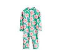 NEXT Fille Maillot de Bain Anti-UV à Jambes Longues Green/Pink Flower 12 Mois