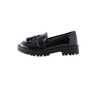 NEXT Fille Mocassins à Glands et Semelle épaisse pour l’école Black Patent 30.5